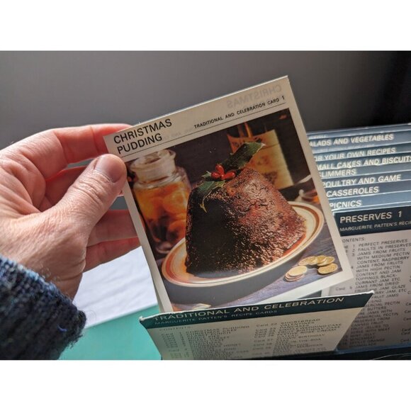 1960s Marguerite Patten's Recipe Cards in Box blue by Paul Hamlyn Ltd England - Picture 9 of 10